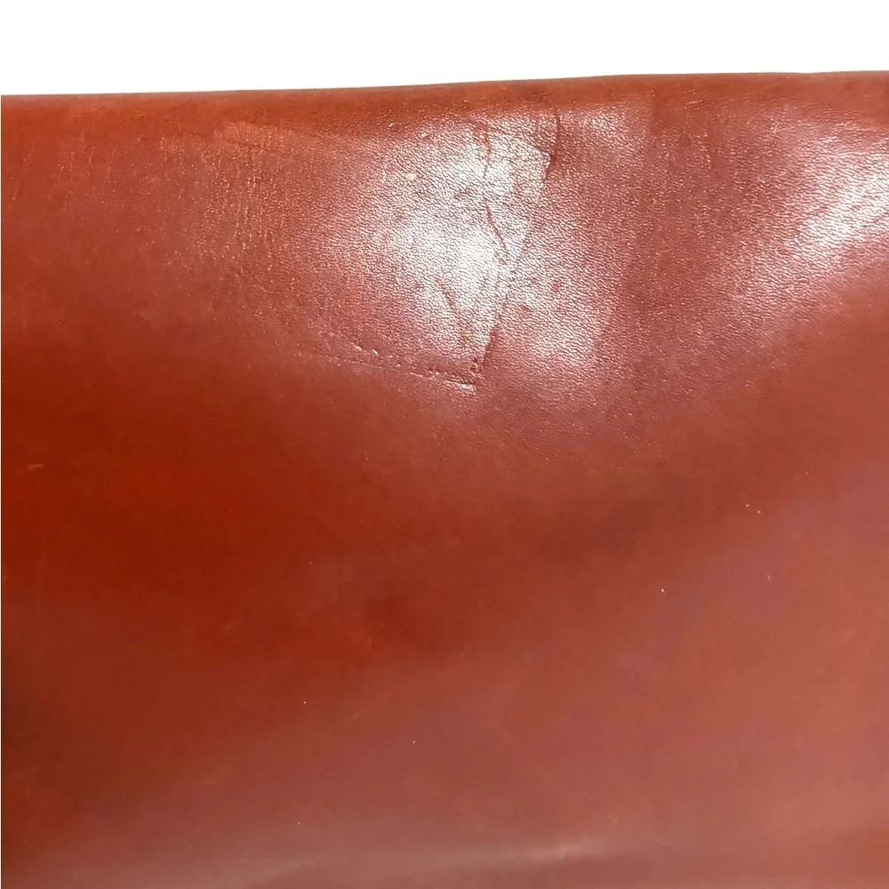 Vintage unisex wristlet wallet Brown Leather Bag
